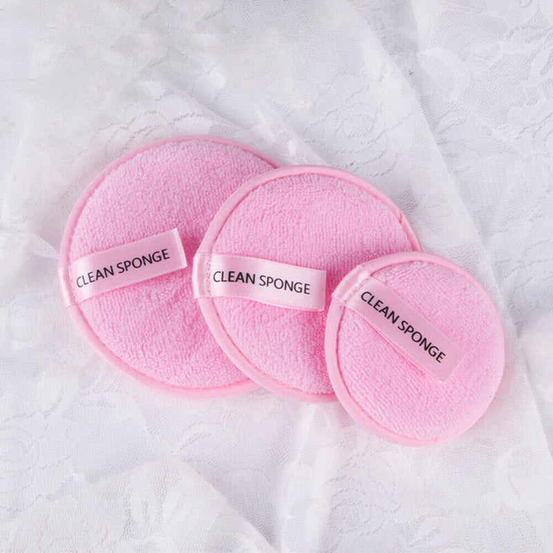 3pcs Reusable Microfiber Pad Cleaning Cotton Facial Makeup Remover Puff (4)