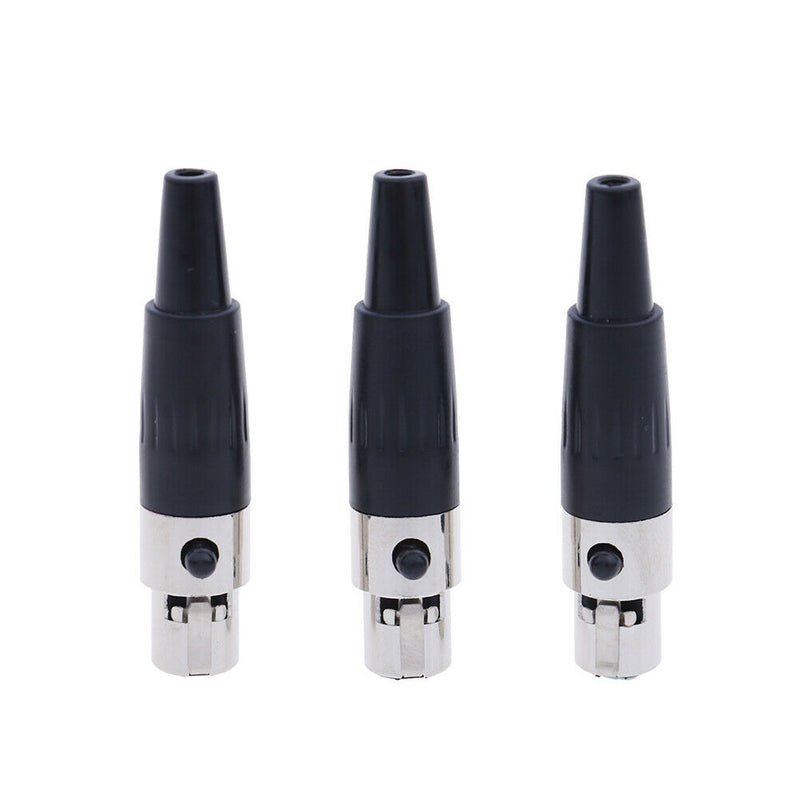 1Pc 3pin female plug mini TA3F XLR audio microphone connector MIC adapte3c