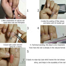 10pcs/set Fiberglass Fibernails for Nail Extension Acrylic False Nails Tips