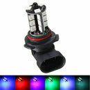 2x 9050 5050 LED 27 SMD RGB Car Headlight Fog Light Lamp Bulb + Remote Cont