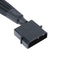 4pin IDE Molex to 4-Port 3Pin/4Pin Cooler Cooling Fan Splitter Power Cable