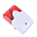12V Indoor Wired Strobe Siren Warning Signal Horn Alarm System Flashing Lig_