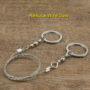 Field Survival Stainless Wire Saw Outdoor Emergency Hand Chain Saw Cutter