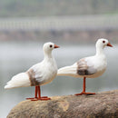 Artificial Feathered Seagull Birds for Wedding Decoration Home Garden Party