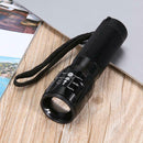 3W 3 Mode Waterproof Retractable Flashlight Focus Torch Zoom Lamp Light