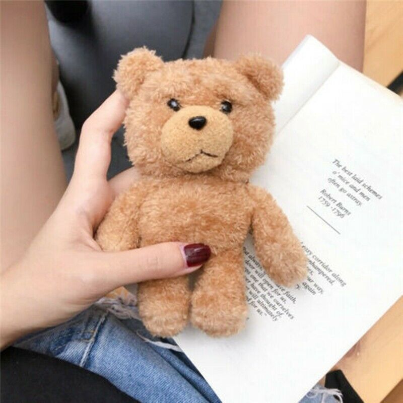 Wireless Teddy Bear Plush Earphone AirPods Case Cute Protective Cover for ApG9O9