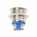 3A/ 3V-250V Push Button Switch 19 mm Nickel-plated Brass T9J9