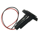 Marine Boat Stern Navigation Light Plug-in Base 2-Prong Pole Light Mounting Base