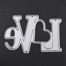 Love Letter Dies Metal Cutting Stencil For Gift Paper Scrapbooking Cards De N5W1