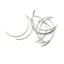 10Pcs Metal 8*28 Corner Medical Needle Suture Surgical Tool Double Eyelid  CGH,a