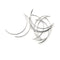 10Pcs Metal 8*28 Corner Medical Needle Suture Surgical Tool Double Eyelid  CGH,a
