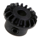 Black Plastic & Metal Sewing Machine Gear Part Replacement for Singer