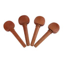 4pcs Violin Fiddle Tuning Peg Set Jujube Wood Replacement Violin Parts