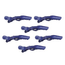 6Pcs Hair Styling Sectioning Clips Dyeing Cutting Alligator Clips Blue