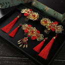 Unforgettable Classical Chinese Wedding Hair Accessories Chic Bridal Headdress