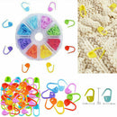 104x Knitting Crochet Hooks Locking Stitch Markers Pin Needle Clip Holder Craft
