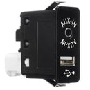 Car Aux Usb Port 12 Pin Bluetooth Interface Switch Panel Music Adapter for