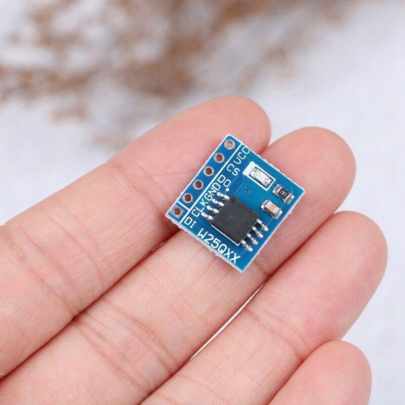 1pc W25Q128 Storage Module 128Mbit Flash SPI Interface Control Module B1D3