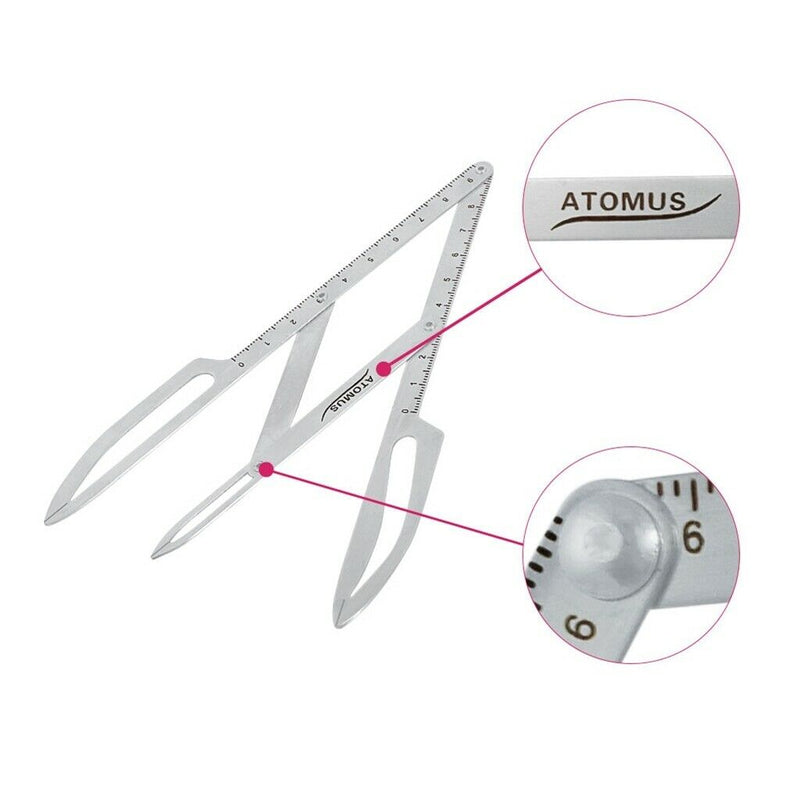 Stainless Calipers Eyebrow Stencil Microblading Makeup  Measure Ruler
