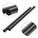 2pcs Aluminum Alloy Standard 15mm Rods M12 Female Thread 25cm 10"-1052
