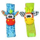 Cartoon Baby Toys 0-12 Months Sock Soft Animal Rattles Children Infant I7X7 L0O0