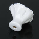 1 x Rose Flower Ceramic Kitchen Furniture Cabinet Cupboard Handle Pull Knob
