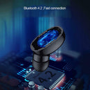 T1 Mini Wireless Bluetooth Earphone Single In-Ear Sports Earbud Headset (A) A