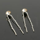 20PCS Clear Crystal Rhinestone Diamante Wedding Bridal Prom Hair Pins Hairpin