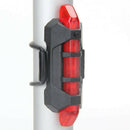 Bright Bicycle Light Rechargeable Tail Light Set Road Safety Accessory Red