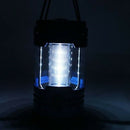 12 LED Portable Camping Camp Lantern Light Lamp with Compass I6U8