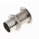 Boat Thru Hull Fitting/Drain 1-1/4inch Hose Barb Marine 316 Stainless Steel