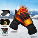 Winter outdoor sports waterproof skiing men and women gloves G3I7 electric R0U1