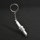 LED Mini keychain flashlight Key Chain Spark Plug Keychain Car Parts Keyring USA