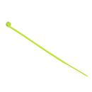 100X 2.5mmx100mm Nylon Cable Wire Zip Ties Cord Wrap Strap Color:Green F1Y6