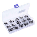 75pcs Freshwater Fishing Rod Guide Tip Repair Kit Eye Ceramic Ring Tool