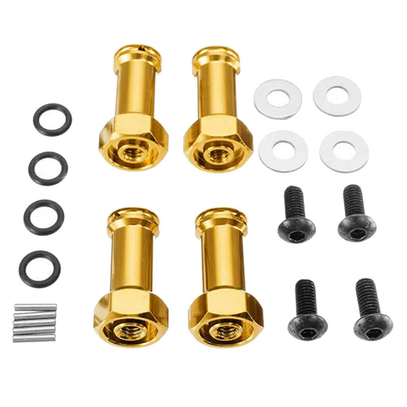 12mm Wheel Hex Hub Extension Adapter for 1/14 Wltoys 144001 Golden
