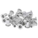 100 x Steel Aluminum Threaded Rivet Nut Inserts Rivnut Nutsert M4/M5/M6/M8 S.AU