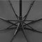 Black Coating Rain Sun Automatic Umbrella Anti-UV 3 Folding Wind Resistant  X6F6