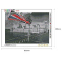 5D DIY Full Drill Diamond Painting Gothic Building Cross Stitch Embroidery