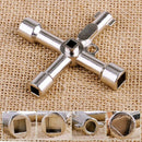 Multifunction 4 Ways Universal Wrench Key Plumber Keys For Gas Electric Met
