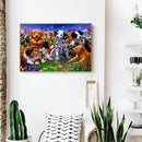 Animal 5D DIY Full Round Drill Diamond Painting Cross Stitch Mosaic (C1400)