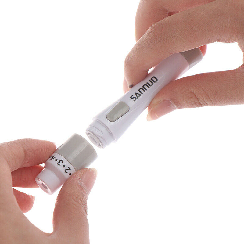 Blood Sampling Pen Adjustable Glucose Meter Adjustable Blood Collection PenJ uW
