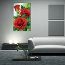 Red Rose Diamond Painting Cross Stitch DIY Rhinestone Home Decor Craft Gift