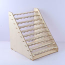 2x DIY Pigment Painting 75 Bottles Paint Wood Rack Holder Stand Organizer