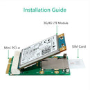 Mini PCI-E Express To PCI-E Adapter with SIM Card Slot for 3G/4G WWAN LTE G