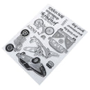 bus car transparent clear silicone stamp for diy scrapbooking photo decoratio M&