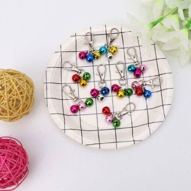 Pet Dog Cat Collar Bell DIY Accessories For Collar kitten 3 Bells Loud H8W3