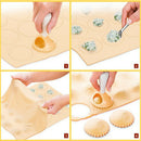 4pcs/Set DIY Dumplings Maker Plastic Pastry Baking Molds Kitchen Accessory A