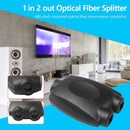 1 to 2 Splitter Optical Fiber Adapter Cable for Toslink Digital Audio Cable