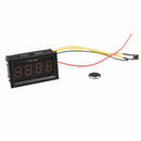 4 Digit 0.4inch Blue LED Digital Electronic Clock for Car Motorcycle Motor A